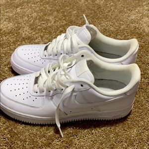 White Air Force ones